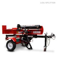 China Automatic tractor Gasoline log splitter EPA 50 Ton , gas powered wood splitters factory