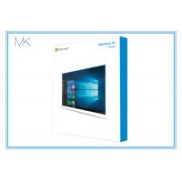 China Genuine Microsoft Windows 10 Home 64 Bit Oem Full Version System Builder Retail Box factory