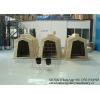 Quality PE Material House Isolation Room Calf Shelters Plastic Calf Hutch 2200 * 1200 * for sale