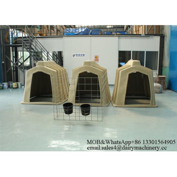 Quality PE Material House Isolation Room Calf Shelters Plastic Calf Hutch 2200 * 1200 * 1400 Mm for sale
