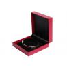China Mens PU Leather Cardboard Jewelry Boxes Bulk Ring Gift Box With Removable Drawer factory