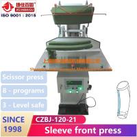 Quality Jacket Automatic Dress Press Machine 0.4-0.6MPa Double Sleeve Front Seam for sale