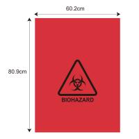 Quality Red Thickness 39 micron Specimen Transport Bags Hospital Biohazard for sale