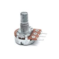 China 16mm  Rotary Potentiometer 2ohm Single Turn Potentiometer For Volume Control for sale