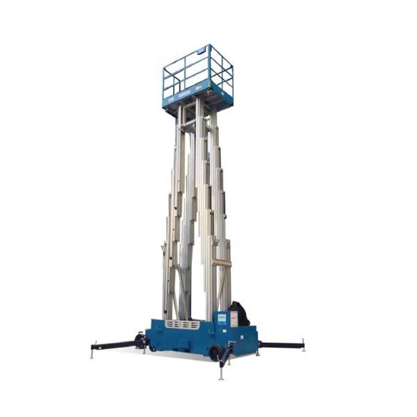 Quality 16m Multi Mast Mobile Elevating Work Platform Vertical Mast Lift For Single Man for sale