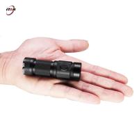 China Portable Keychain Buckle Rechargeable Mini LED Flashlight 18350 Battery Powered factory