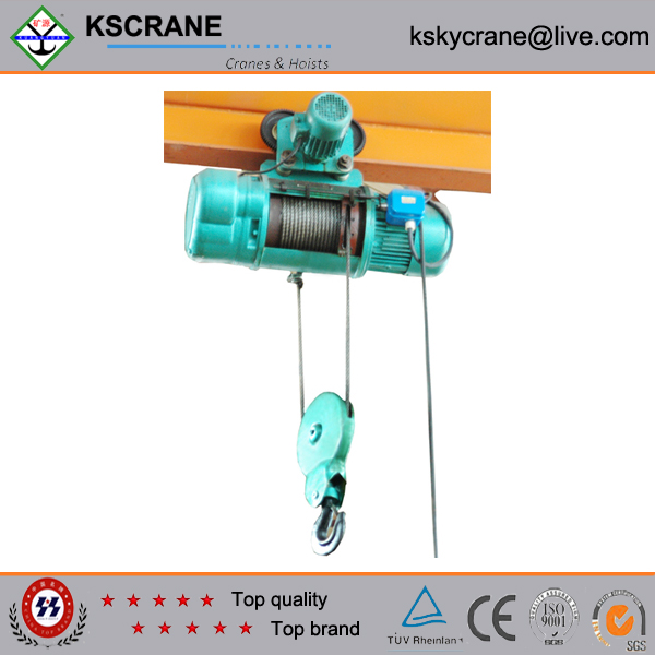 China Remote Control Wire Rope Small Electric Hoist for sale