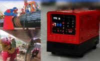China MIG Portable Silent Diesel Welding Generator 500Amp TIG MMA Welding Machine factory