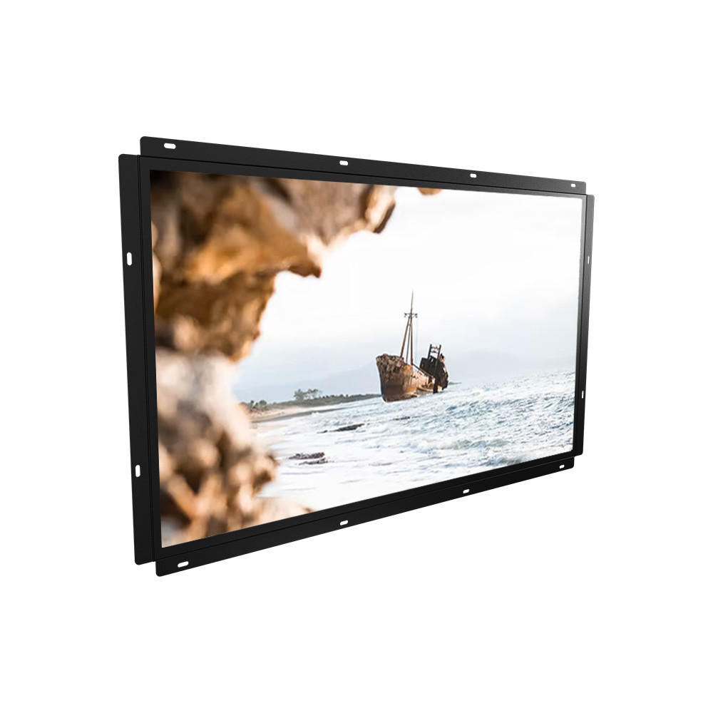 China 1920x1080 17 Inch Open Frame Monitor Black IPS LCD Display factory