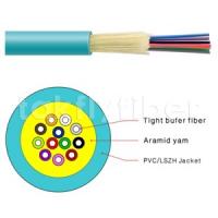 Quality Indoor Distribution Fiber Optic Cable 2 To 48 Cores SM Or MM LSZH , Plenum OFNP for sale