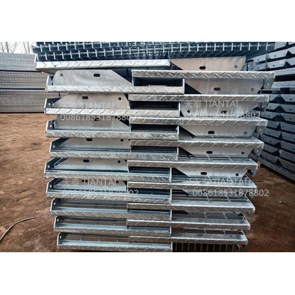 Quality 70mm T4 Galvanized Metal Steel Stair Treads Grating Steps for sale