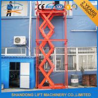 China Stainless Steel Stationary Hydraulic Scissor Lift , Stationary Scissor Lift Platforms factory