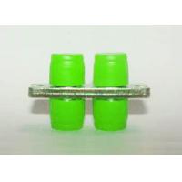 Quality Green color zinc alloy FC/APC Singlemode Duplex Green alloy Fiber Optic Adapter for sale