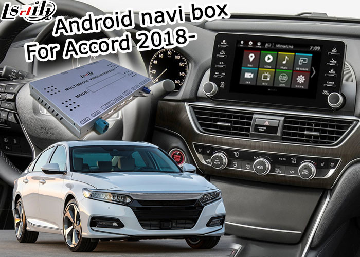 China Car navigation box for Honda 10th Accord Offline navigation music video play video interface factory