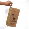 China 3 layers Kraft Paper CMKY Printing 5L Biohazard Waste Box Sharps box safety box factory