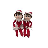 China X'Mas Elf Girl And Boy Stuffed Animal Plush Toy For All Age 38cm factory