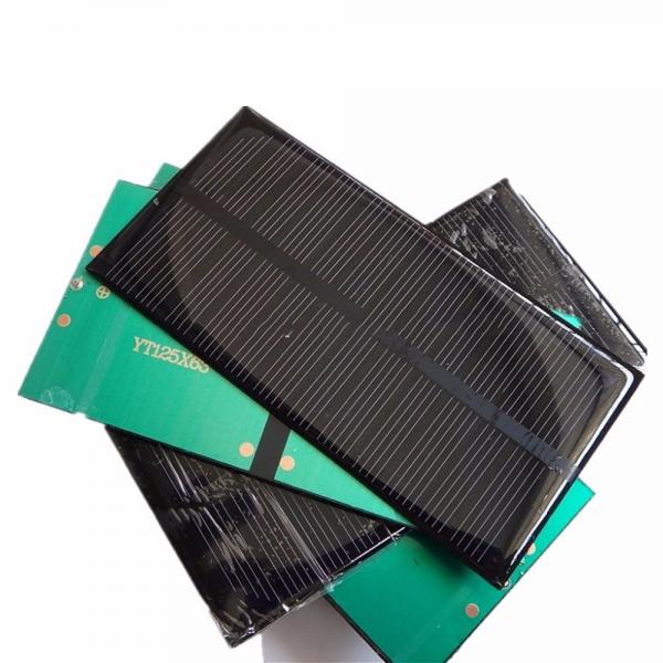 Quality 1W 2W 3W 1V 2V 3V 5V Epoxy Resin PET Mini Solar Panels for sale
