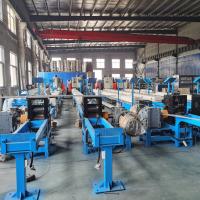 China 100 Wires Flattening And Gluing Staple Wire Banding Line 18m/Min Roofing nail making machine factory