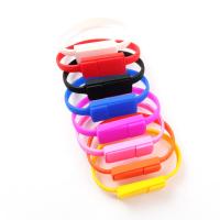 China 2GB 4GB 8GB 16GB 32GB Silicone Wristband USB Bracelet Shapes Rohs approved factory