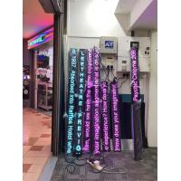 China Custom P3mm RGB LED Moving Sign Board With 16port Exchanger for sale