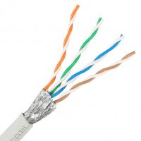Quality 26AWG FTP LSZH Cat5e Lan Cable BC Conductor 1000 Feet Multicolor for sale
