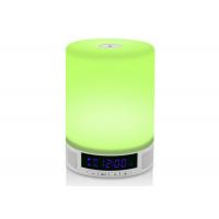 China Touch Sensitive Bluetooth Speaker Alarm Clock With Wake Up Light Multi Function factory