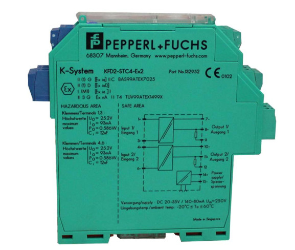 Quality KFD2-STC4-EX2 PEPPERL FUCHS Safety Barrier SMART Transmitter Power Supply for sale