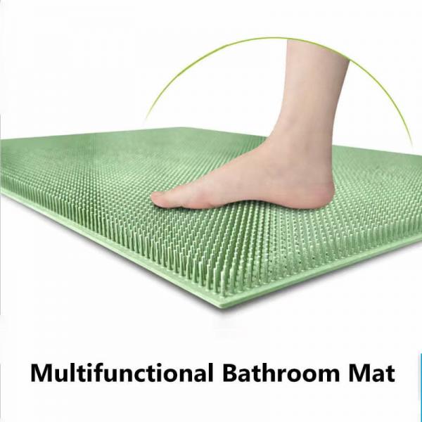 Quality Bathroom non slip silicone shower mat Shower room non slip massage shower mat for sale