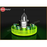 China Round LED Acrylic Bucket & Bottles Service Tray for Bar and Hotel factory