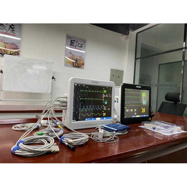 Quality 15 Inch Monitor Vitals Device , Bedside Heart Monitor For Hospital Clinics for sale