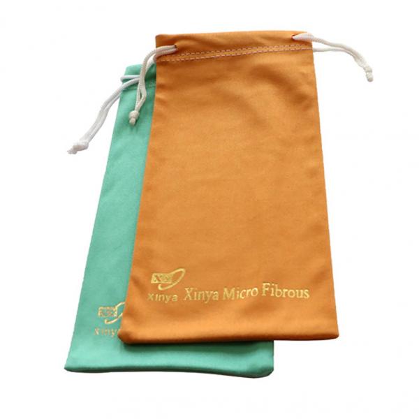 Quality 160-230gsm Microfiber Pouch Customized Color For Various Packing for sale