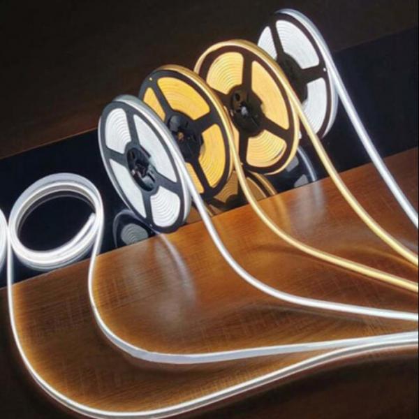Quality 2 Color 2700-6500K Dimmable COB LED Strip 12V 10W High Brightness for sale