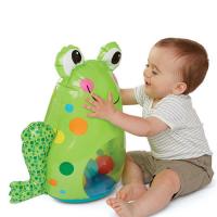 China Inflatable Frog Punching Bag Toy for kids factory