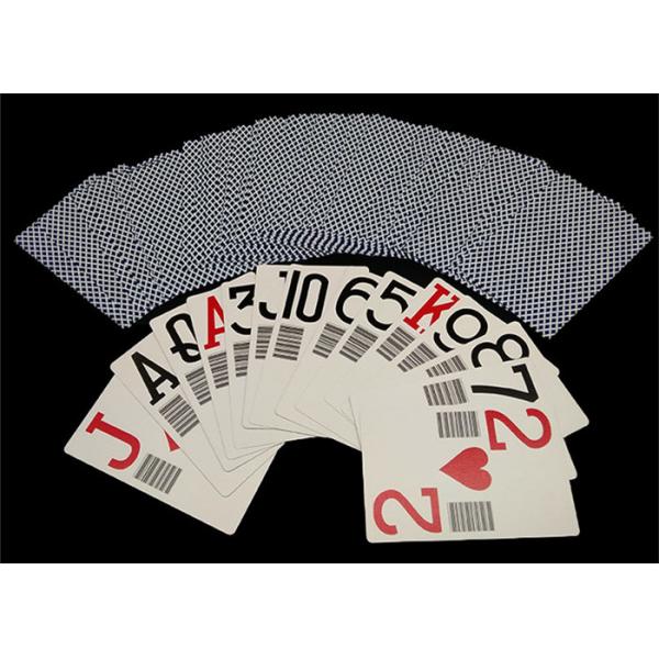 Quality Plastic PVC Waterproof Casino Standard Playing Cards Custom Offset Printing for sale