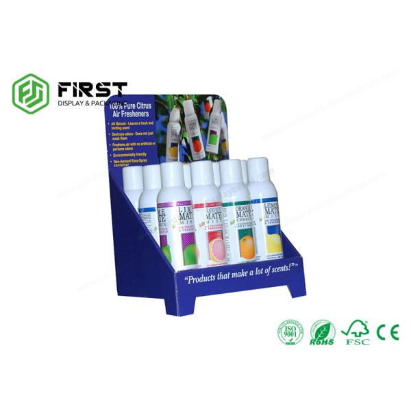 Quality Flat Packed Corrugated Display Custom Printed Paper Cardboard Counter Display for sale