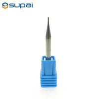 China Solid Carbide Micro End Mills 0.2-0.9mm 2 Flute For Plastic Jewelry factory