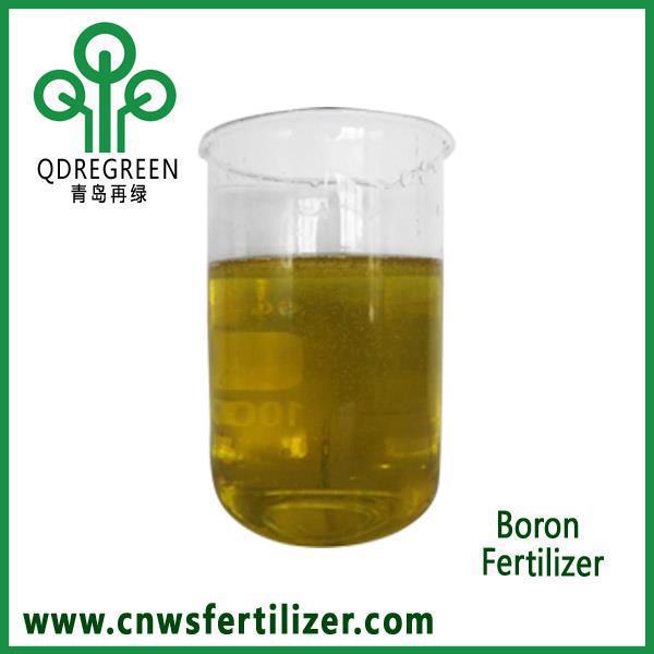 china Chelated and Concentrated organic Soluble Boron Solution Fertilizer